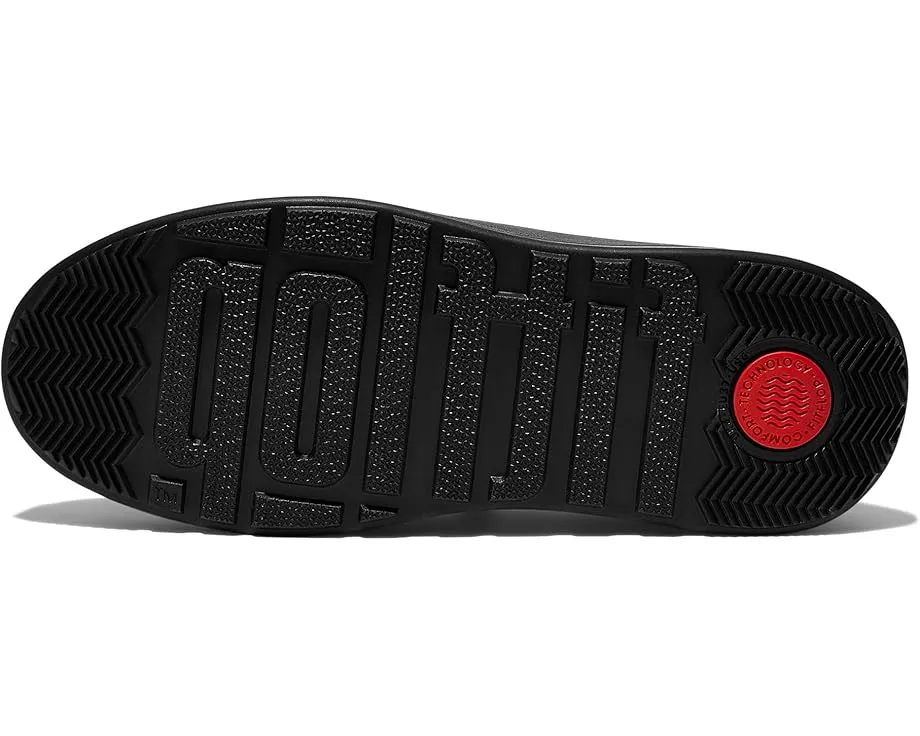 Лоферы FitFlop F-Mode на платформе из кожи в стиле пенни-лоферов