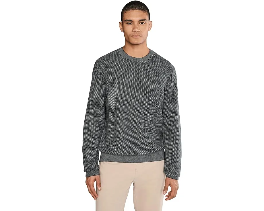 Свитер Vince с длинным рукавом и жаккардовым узором