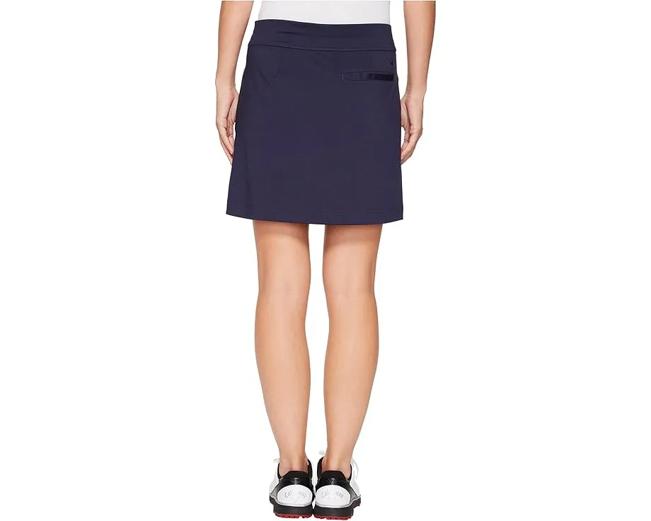 Юбка-шорты Callaway Golf Opti-Dri Knit 17 дюймов с защитой от солнца UPF 50+