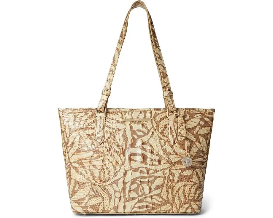 Сумка Brahmin Melbourne Medium Asher из тисненой кожи с защитным основанием