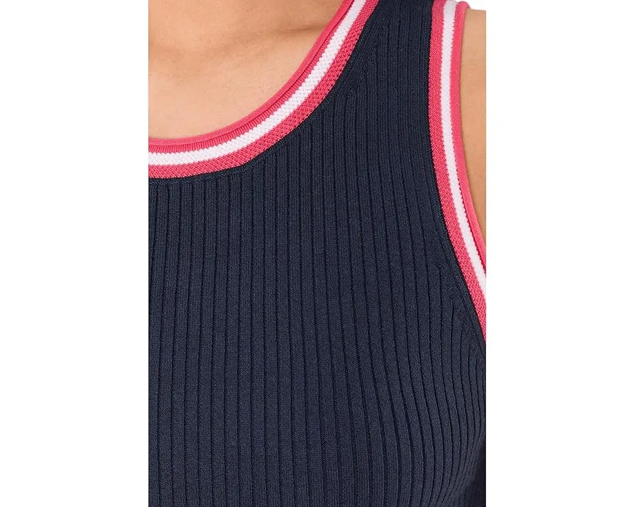 Майка Lilla P Contrast Trim из весеннего хлопка с контрастной окантовкой