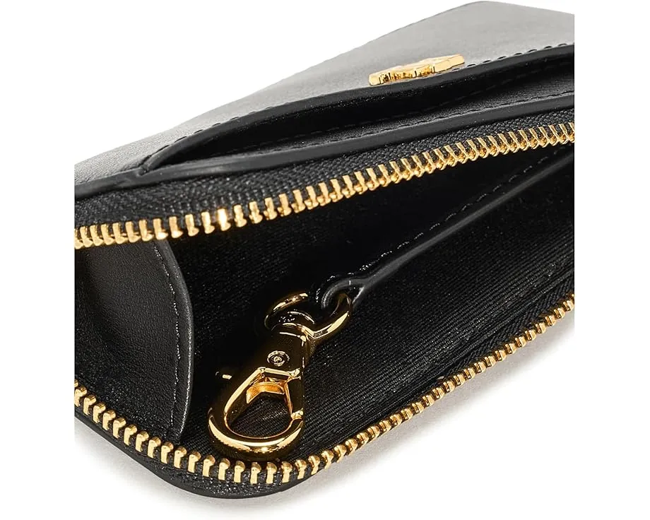 Кожаный картхолдер Lauren Ralph Lauren с L-образной молнией