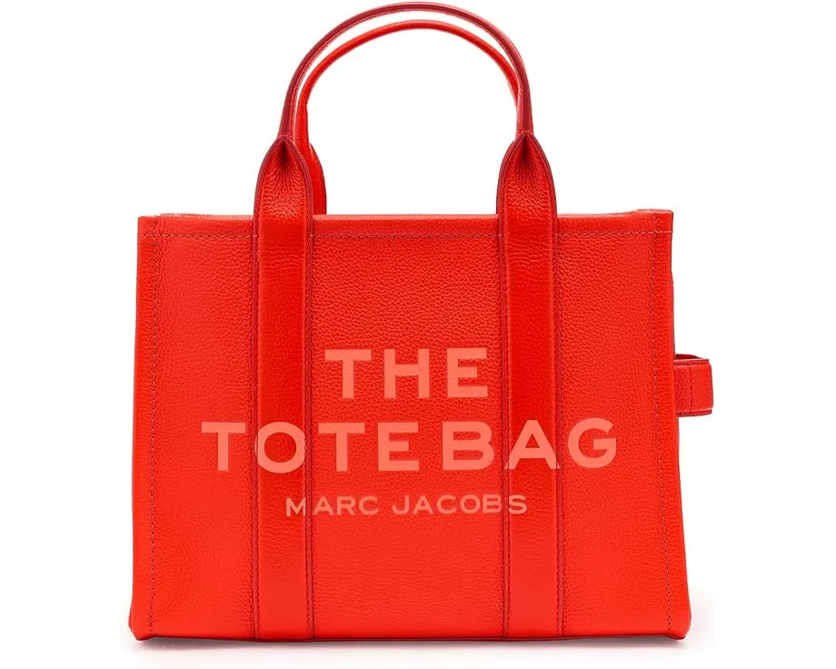 Кожаная сумка тоут среднего размера Marc Jacobs с двумя ручками