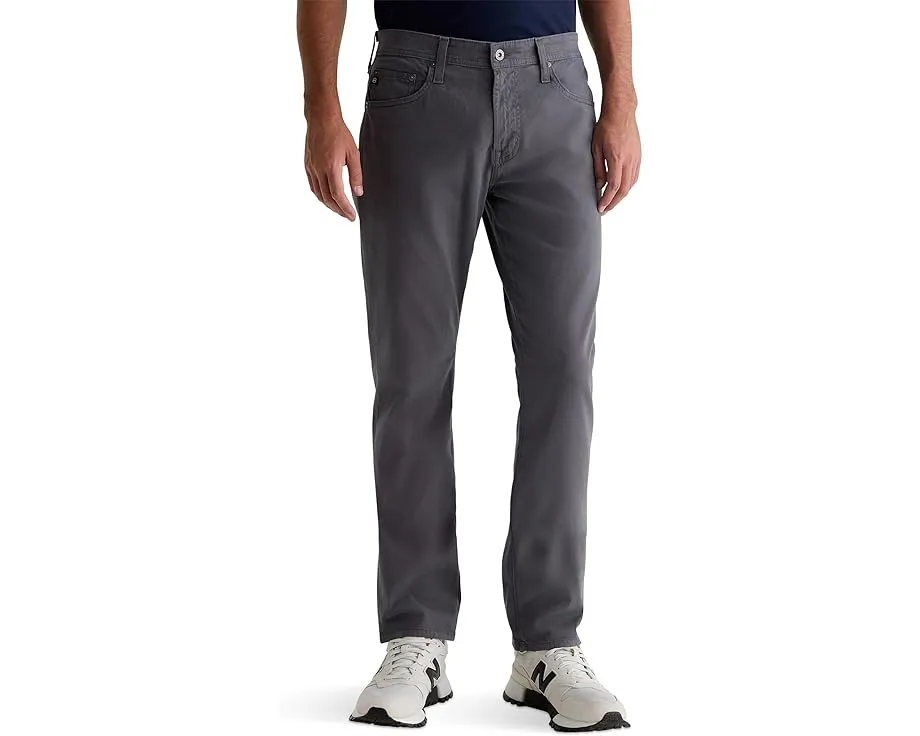 Брюки прямые зауженные AG Jeans Everett из итальянского сатина