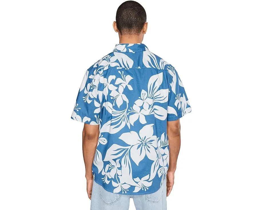 Quiksilver Рубашка Kailua Classic Woven с цветочным принтом из хлопкового поплина