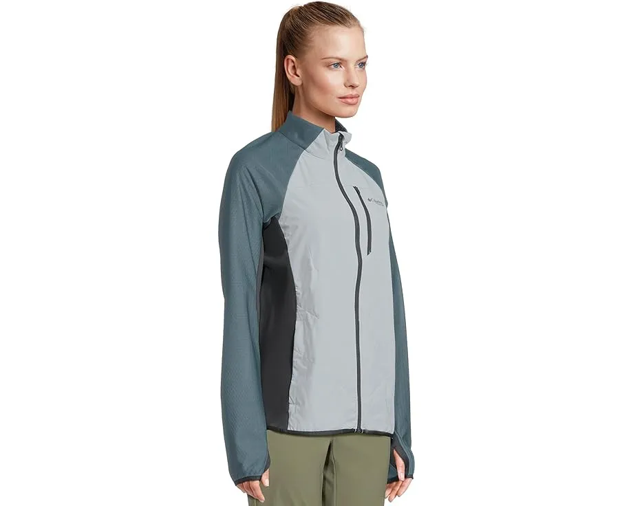 Куртка Columbia Arctic Crest Hybrid Full Zip с технологией Omni Heat Arctic и прорезями для большого пальца