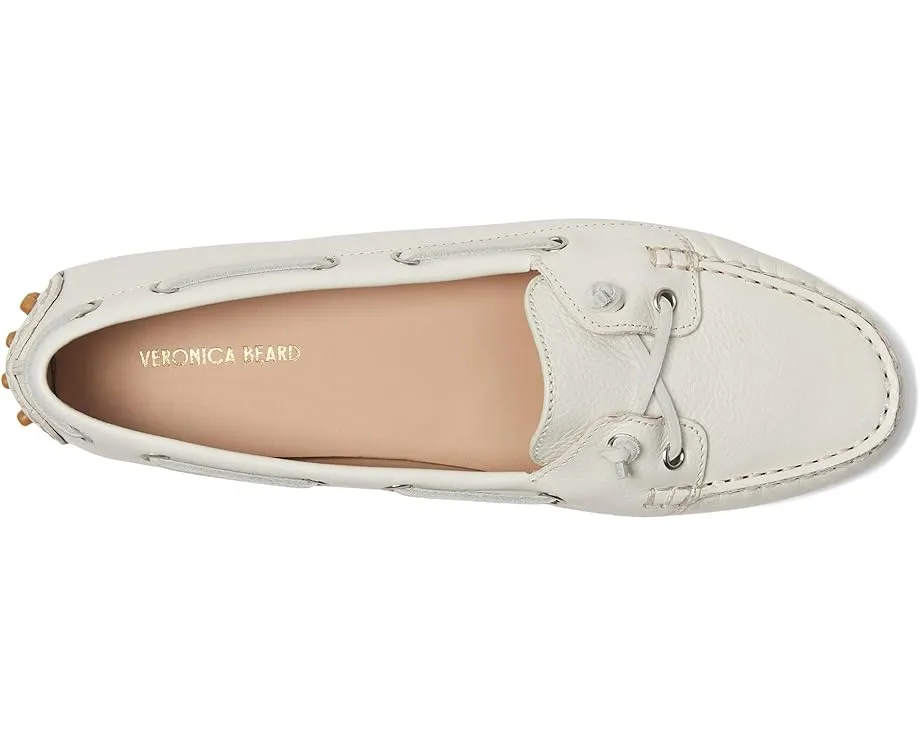 Ботинки Veronica Beard Jia Boater из кожи на шнуровке