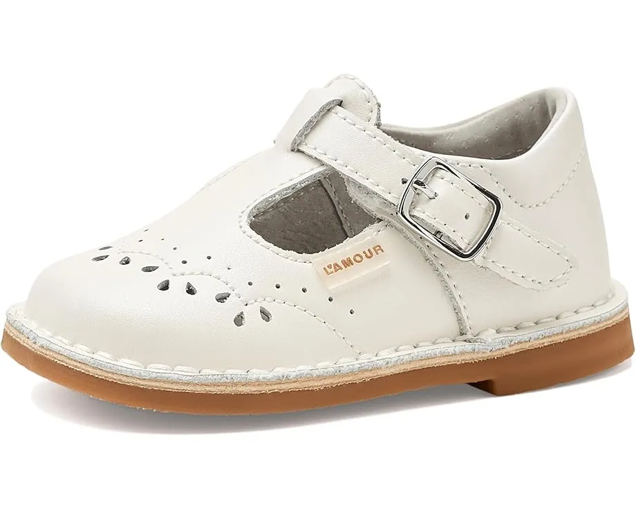 Сандалии L'Amour Shoes Kids Ruthie с перфорацией и застежкой на липучке