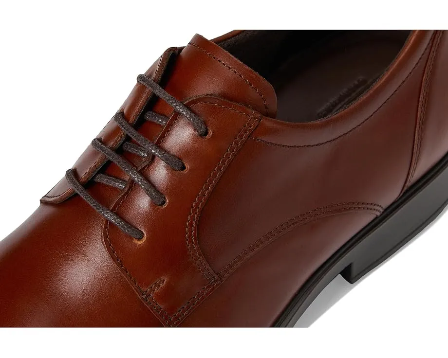 Оксфорды ECCO Milan Plain Toe с перфорацией и технологией ECFS