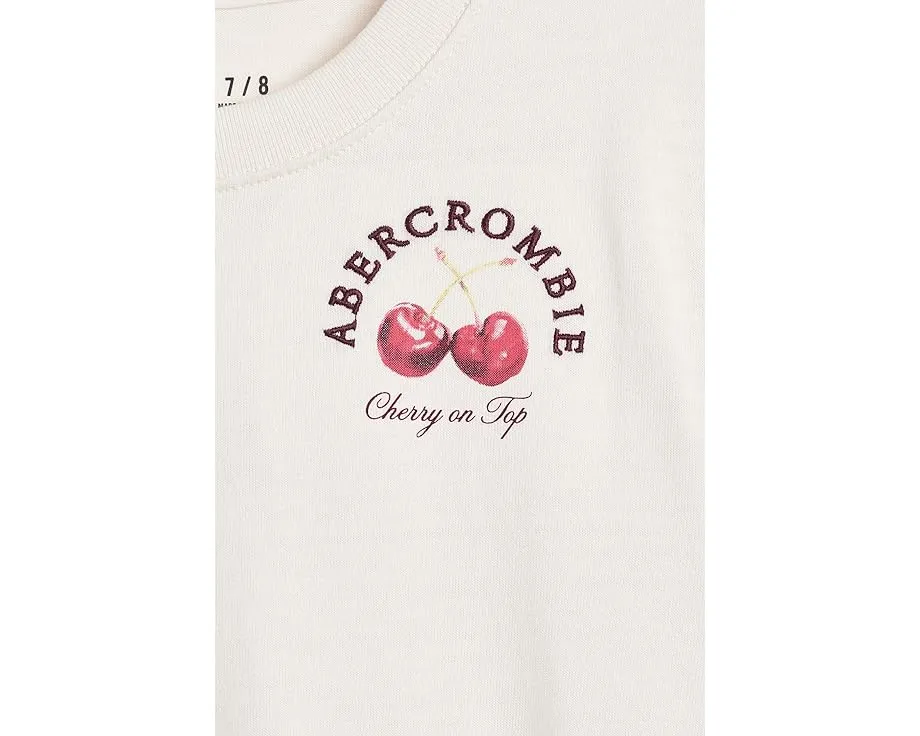 Футболка оверсайз Cherry для детей от abercrombie kids