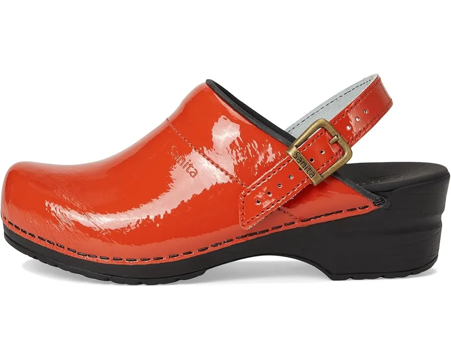 Клог Sanita Estelle с открытой пяткой и регулируемым ремешком