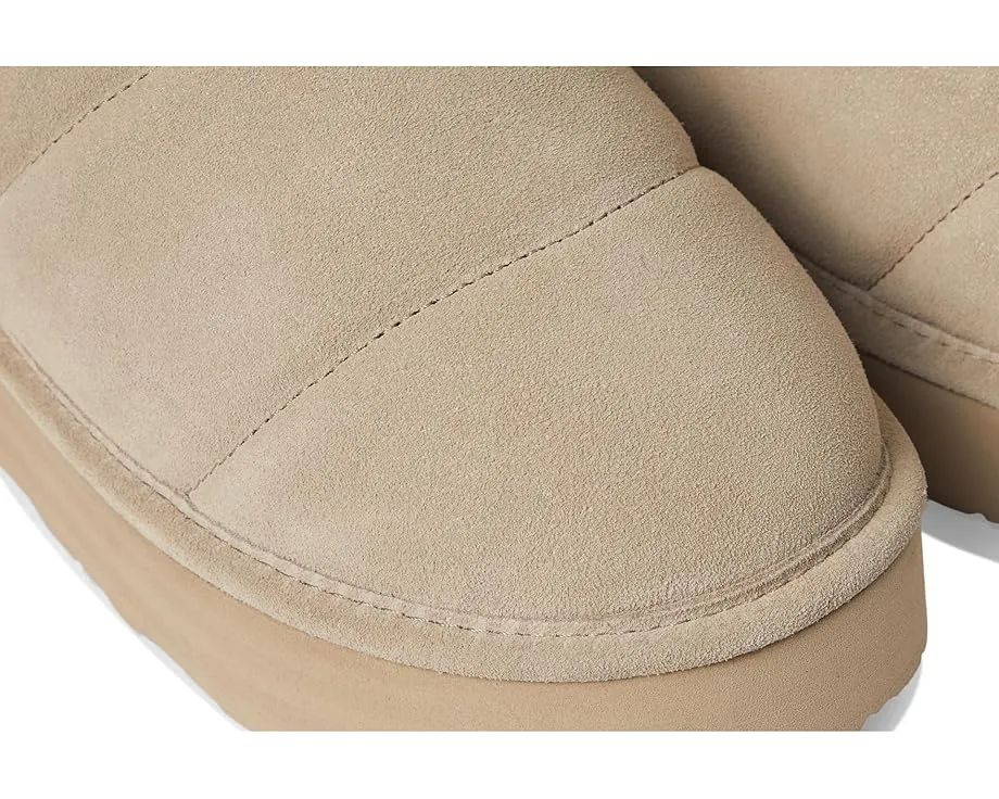 Уютные тапочки Bearpaw Quilted Martis из стеганой замши с подкладкой из овчины