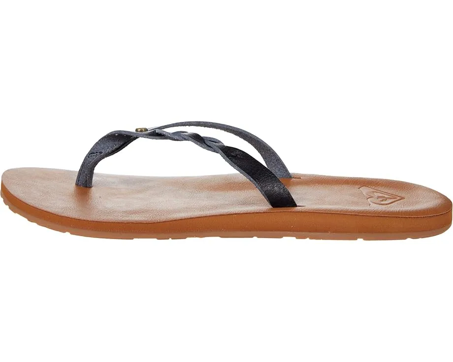 Шлепанцы Roxy Liza IV с открытым круглым носком