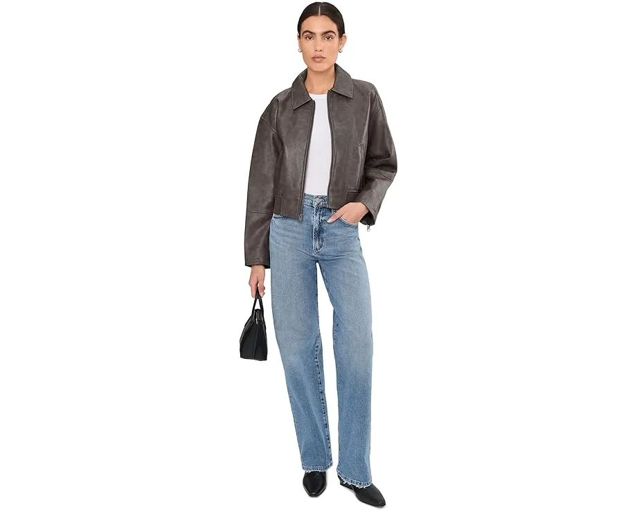 Куртка бомбер Levi's из искусственной кожи с отложным воротником