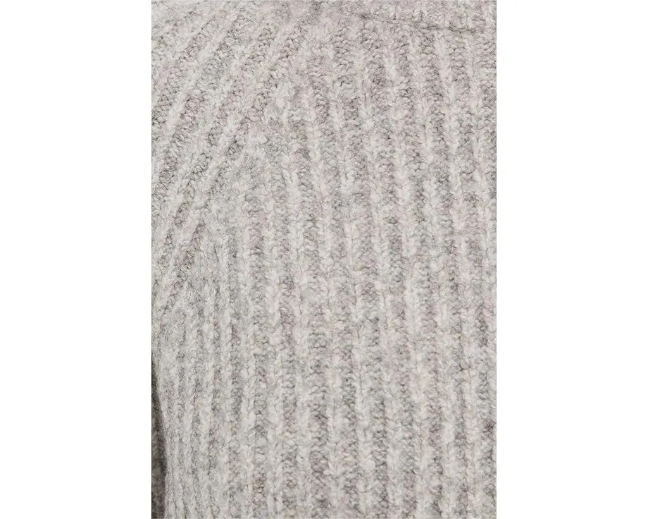 Уютный свитер Madewell Stevie с воротником-гольф из меланжевой хлопковой пряжи