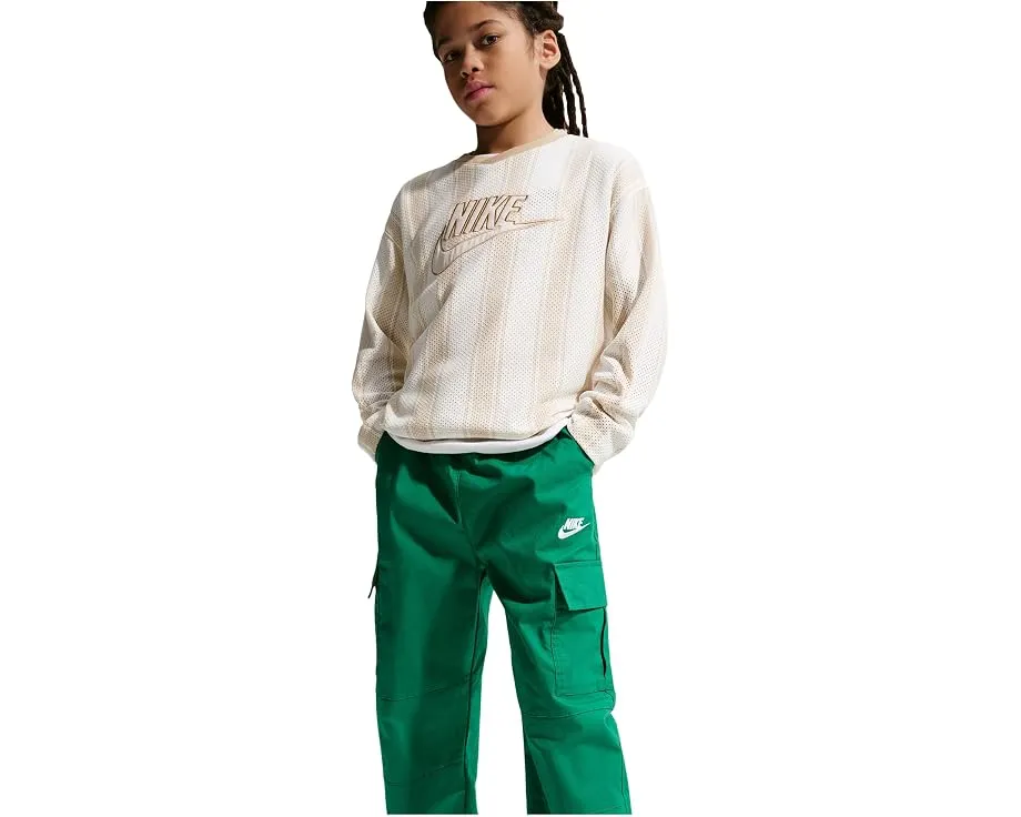 Штаны Nike Sportswear Club Woven Cargo для мальчиков черные