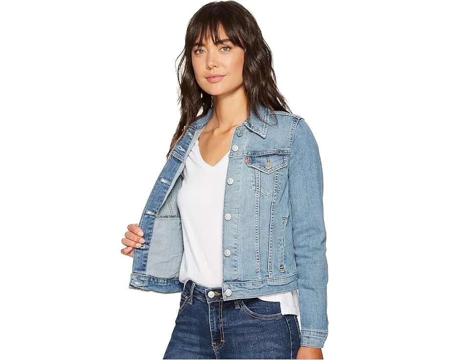 Джинсовая куртка Levi's Womens Original Trucker в стиле ковбой