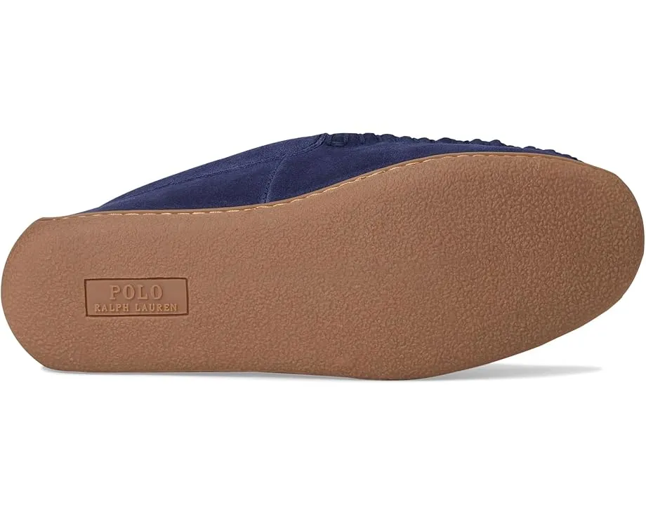Тапочки-мокасины Polo Ralph Lauren Brenan Moc с подкладкой из искусственного меха и стелькой из пены с памятью