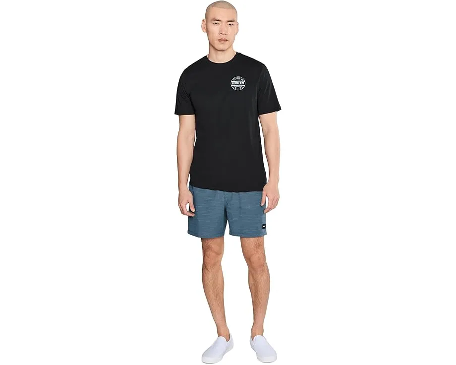 Футболка Hurley Filler Short Sleeve с принтом на груди из хлопка