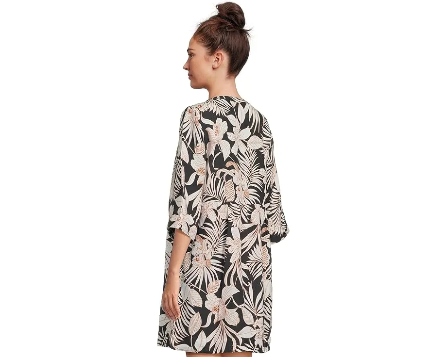 Платье-туника Tommy Bahama Stamped Lucia Blooms с карманами и цветочным принтом