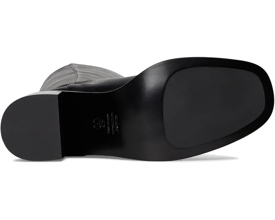 Ботинки Stuart Weitzman 5050 Finn до колена с квадратным носком на массивном каблуке