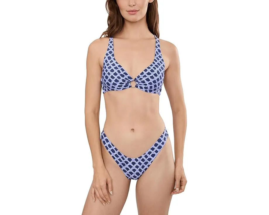 Seafolly бикини топ Marseille Multi Fit Longline Tri Bra в стиле Индиго