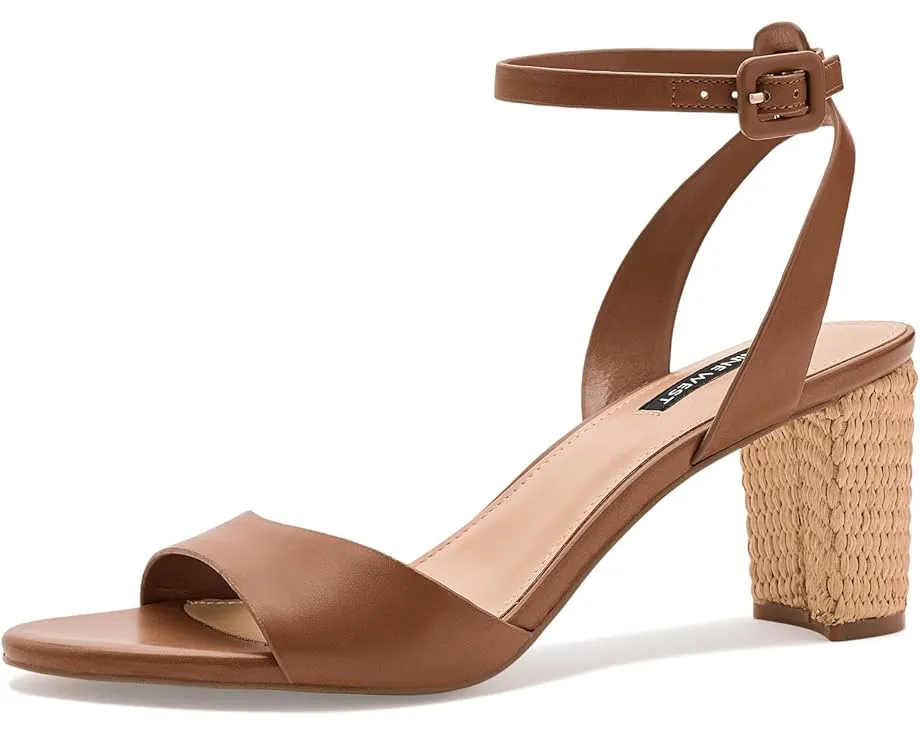 Сандалии Nine West Pheba с плетеным каблуком и пряжкой