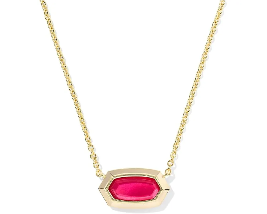 Короткое колье Elisa Bezel с подвеской в минималистичном стиле от Kendra Scott