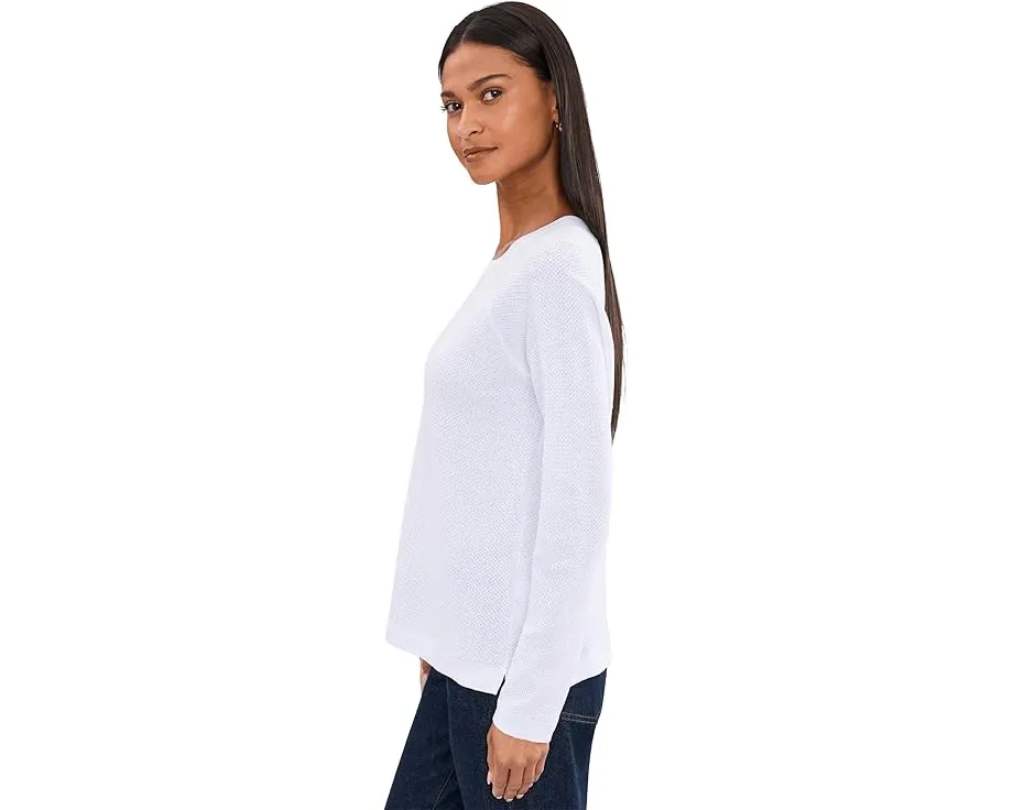 Waffle Stitch Raglan Sweater