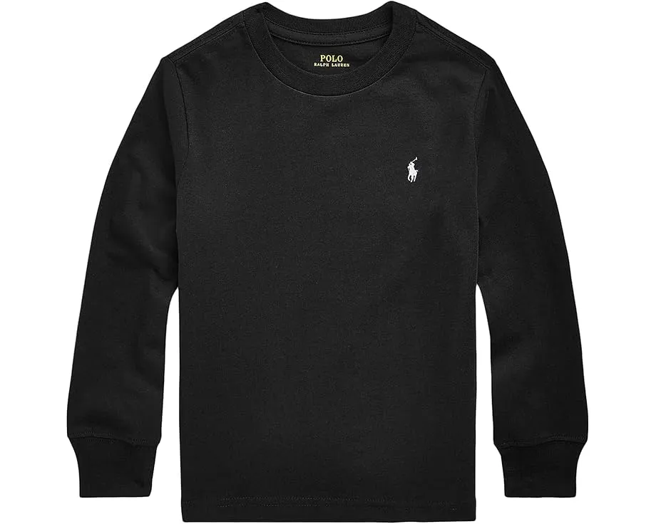 Футболка Polo Ralph Lauren с длинным рукавом из хлопка для младших детей
