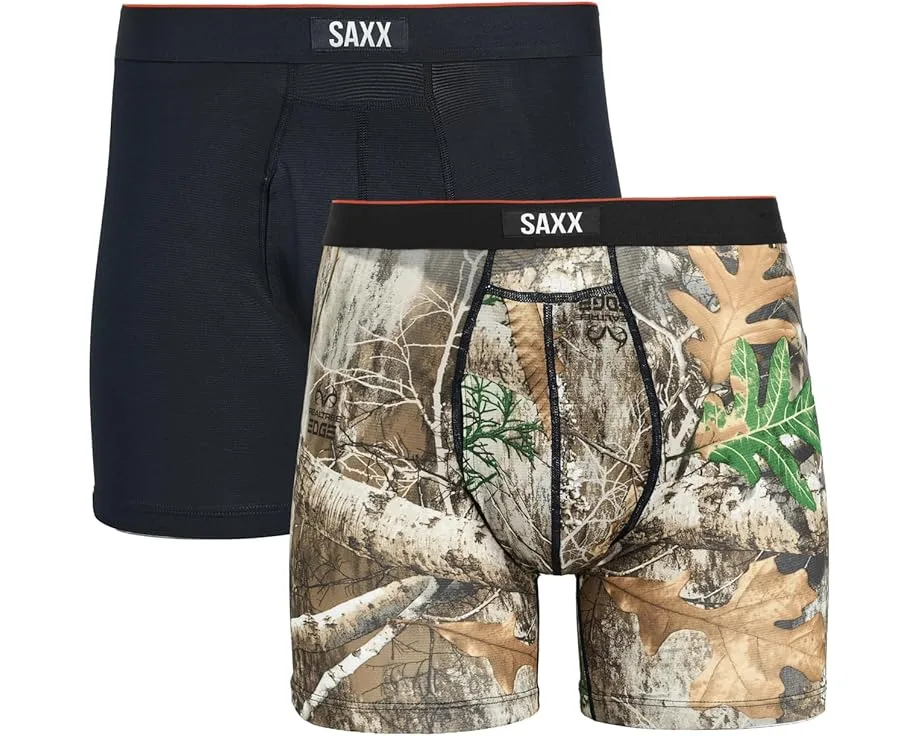 2 пары боксеров SAXX UNDERWEAR Multi-Sport Mesh с влагоотводящей тканью
