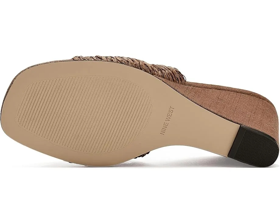 Босоножки Nine West Nessla с танкеткой и плетеным верхом