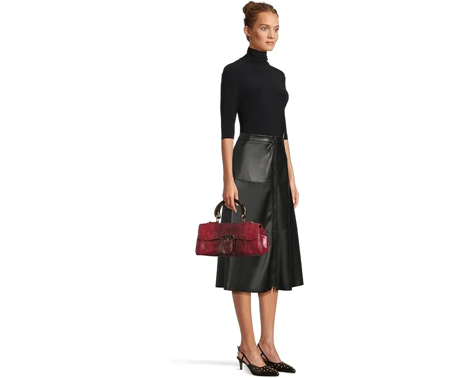 Сумка Brahmin Dayan из кожи с крокодиловым тиснением и магнитной застежкой