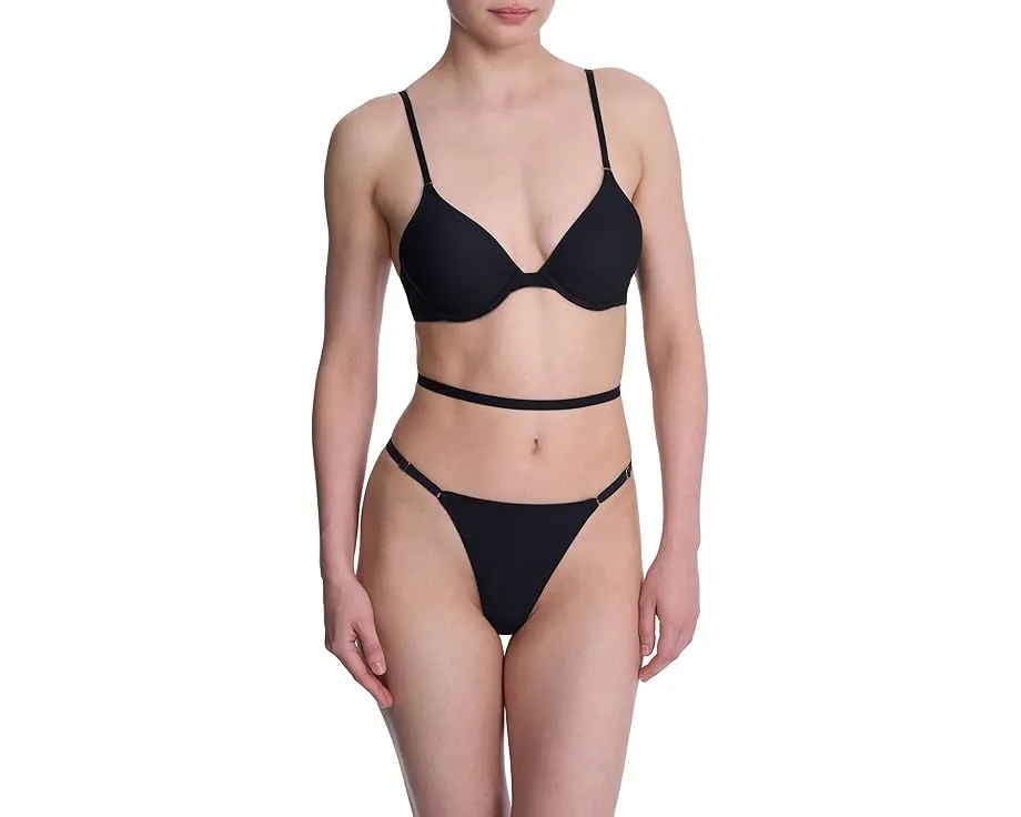 Бюстгальтер Natori Verge Convertible Plunge T-Shirt с растягивающимися чашками и U-образным вырезом