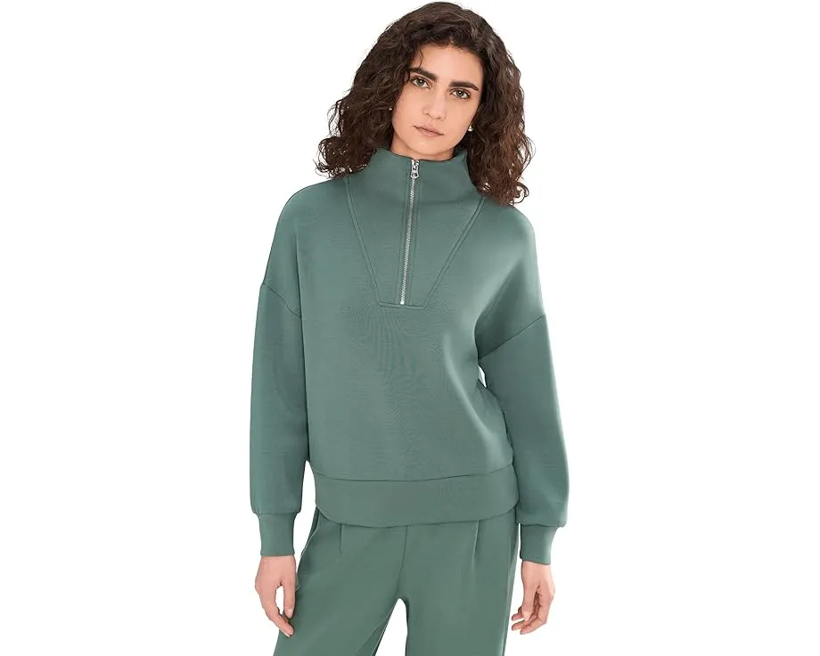 Свитшот Hawley с молнией до половины и оверсайз кроем от Varley