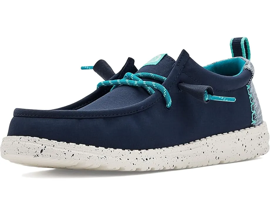 Hey Dude Kids Wally Mini Ripstop с верхом из рипстопа и технологией Flex & Fold