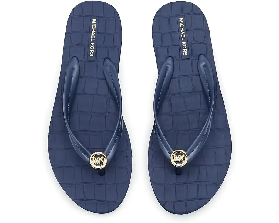 MICHAEL Michael Kors шлепанцы Posie с тонким клином и фирменным шармом