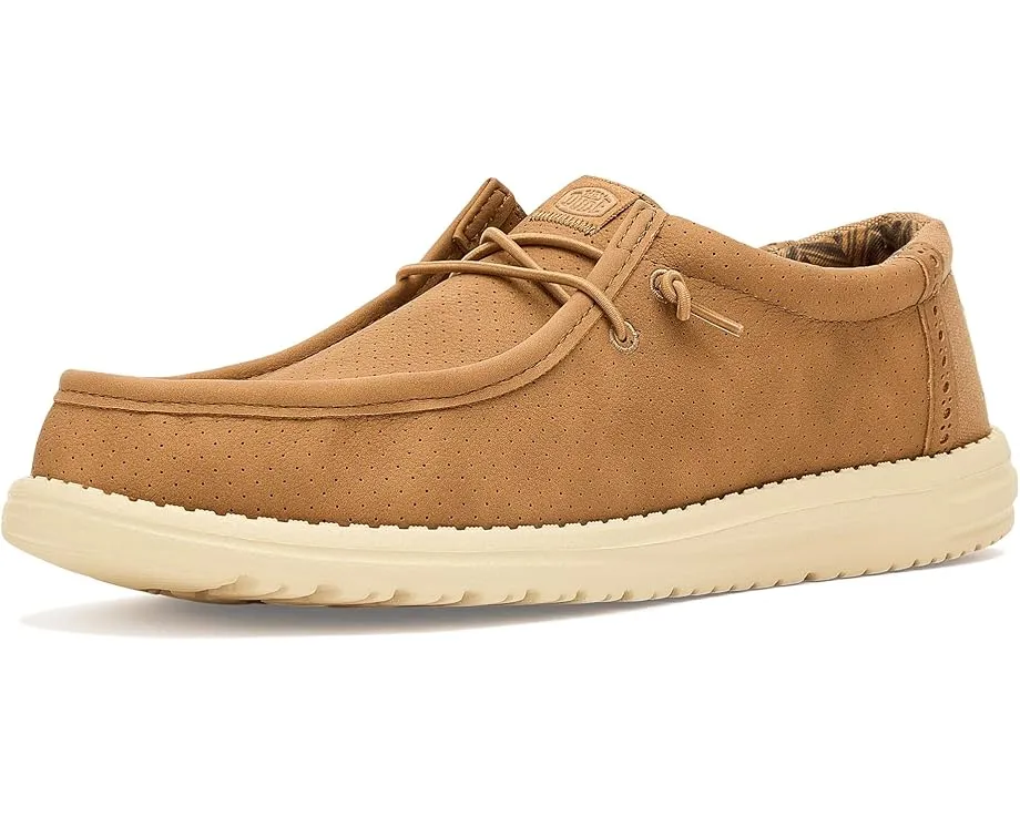 Кроссовки Hey Dude Wally Perf Classic с перфорацией и эластичными шнурками