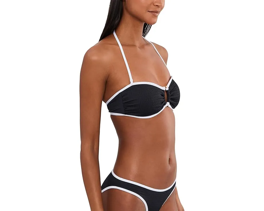 Топ бандо Seafolly Beach Bound с кольцом спереди и съемными чашками