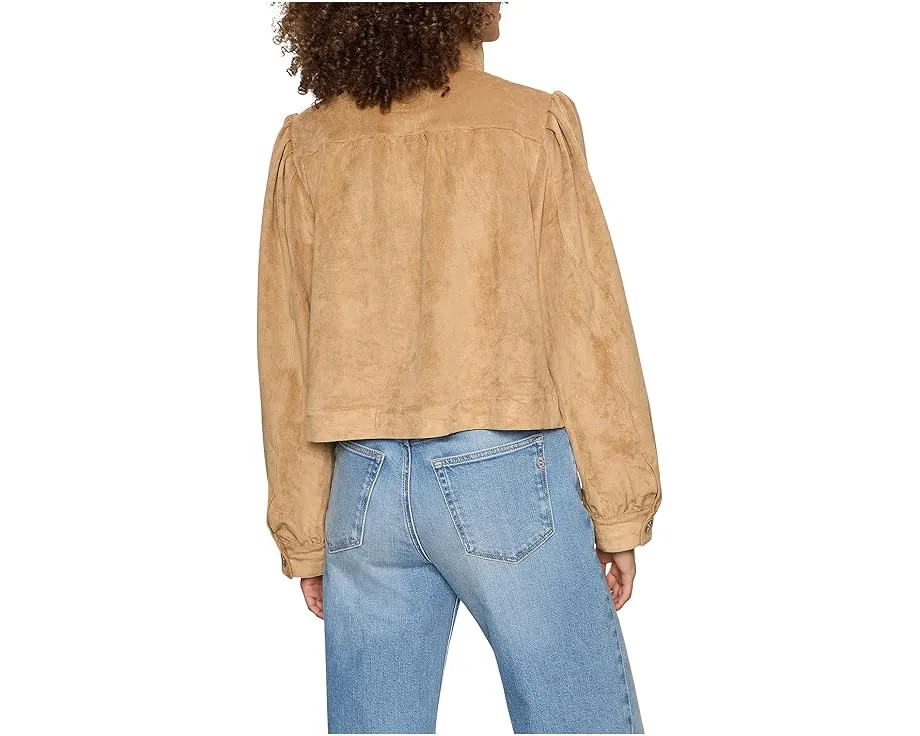 Пиджак Sanctuary Charlotte Suede на пуговицах с двумя карманами