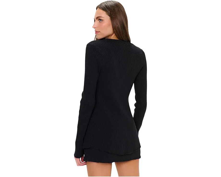 Топ Show Me Your Mumu Josie с глубоким V-вырезом и застежкой на пуговицы