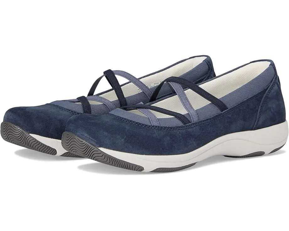 Мокасины Dansko Harper из замши с эластичными ремешками