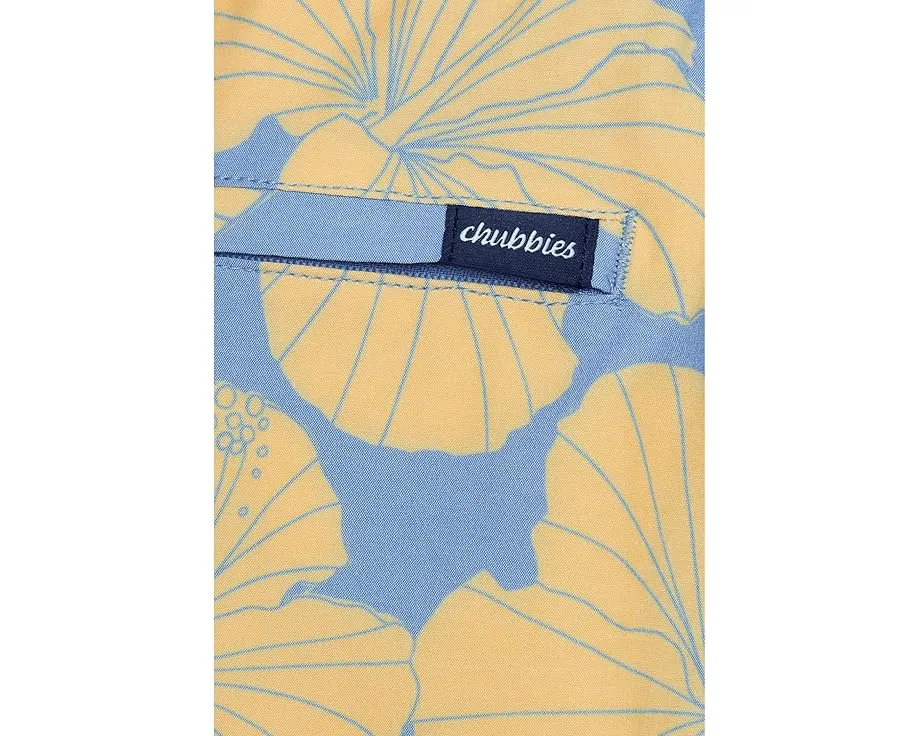 Плавки Chubbies The Gold Coasts 14 см с быстросохнущей тканью и карманом на молнии