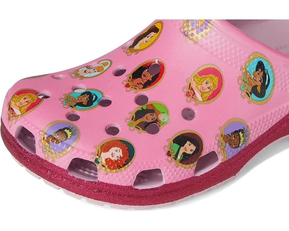 Кроксы Crocs Disney Princess для детей с тематическим дизайном