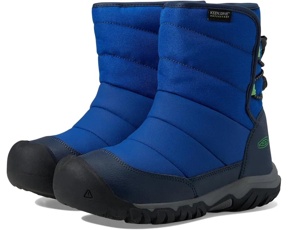 Водонепроницаемые зимние ботинки KEEN Puffrider для детей с системой шнуровки-банджи