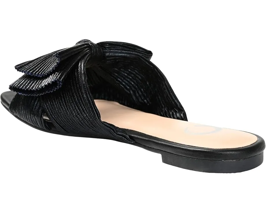 Босоножки Serlina с квадратным носком и бантом на устойчивом каблуке Journee Collection