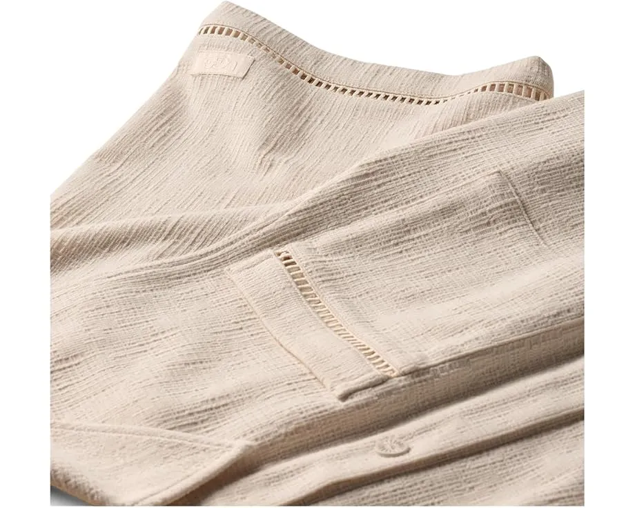 Рубашка UGG Devyn с коротким рукавом и отделкой из косы