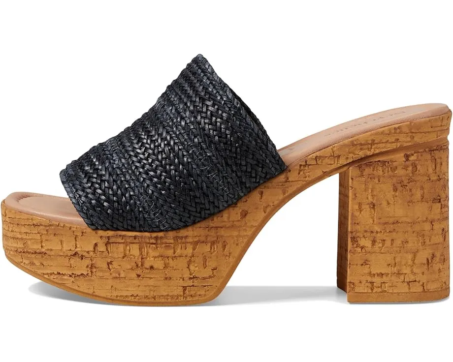 Seychelles Applause сандалии на платформе из плетеной рафии с пробковым каблуком