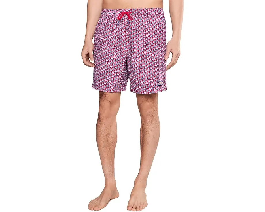 Шорты Chappy Trunks 7 дюймов Vineyard Vines с принтом
