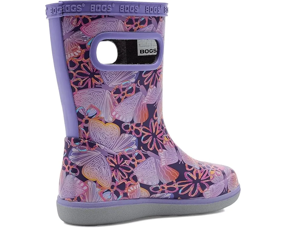 Детские сапоги Bogs Kids Skipper II Solar Butterfly с принтом бабочки